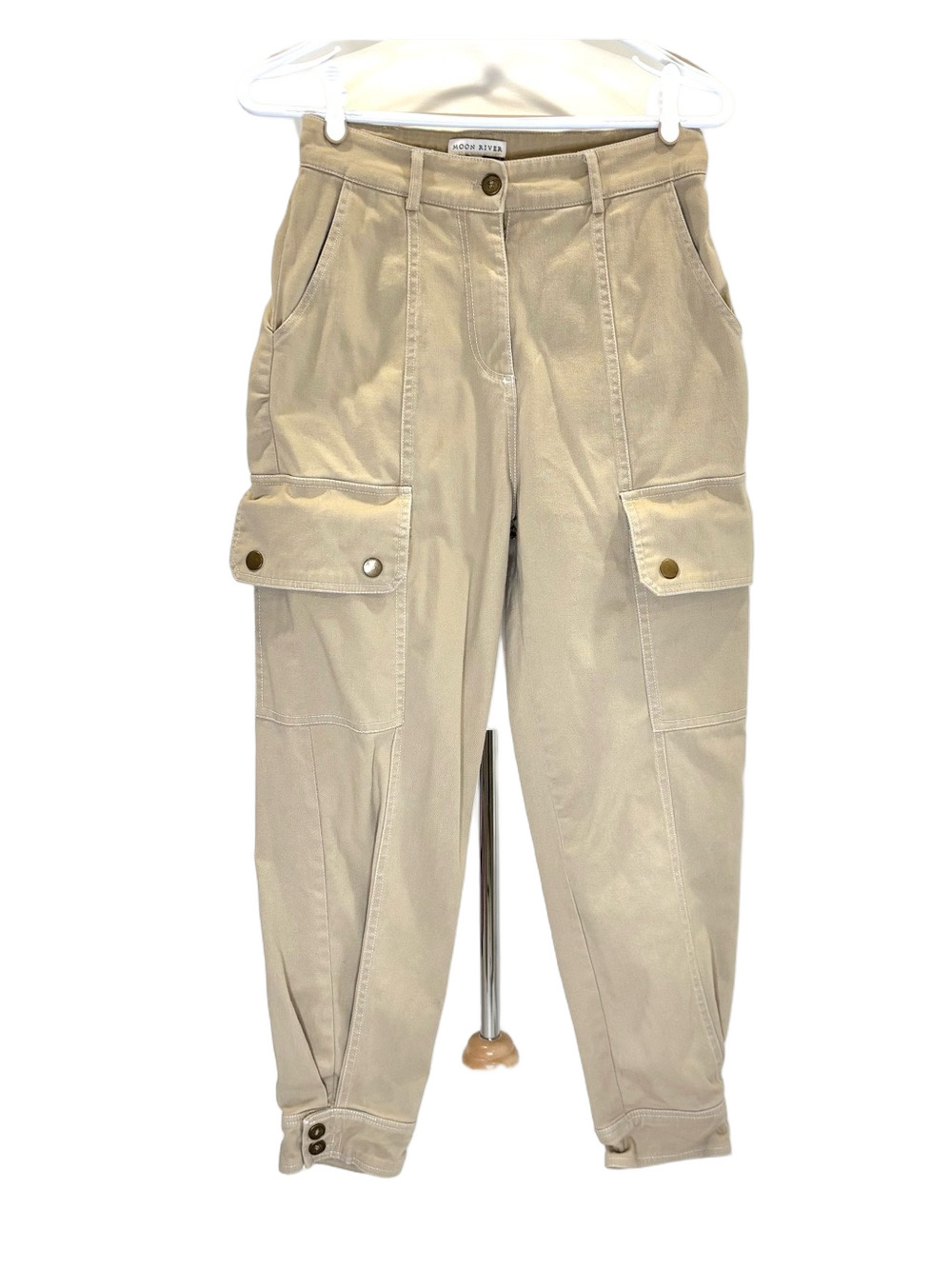 Moor River tan cargo pants